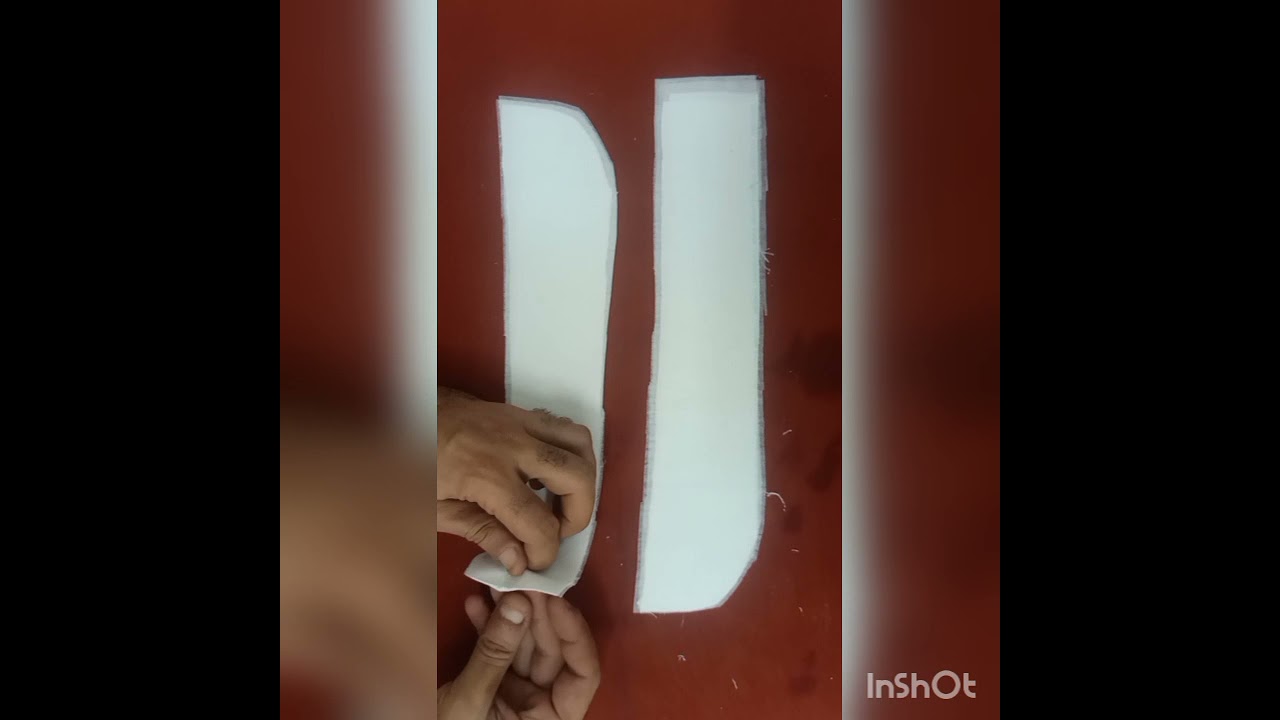 طريقة عمل نص ياقة سوارية كامله