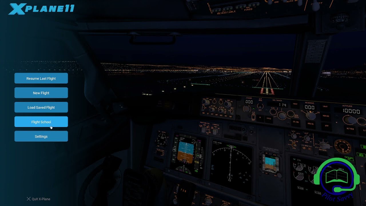 X-Plane 11 Resume Last Flight