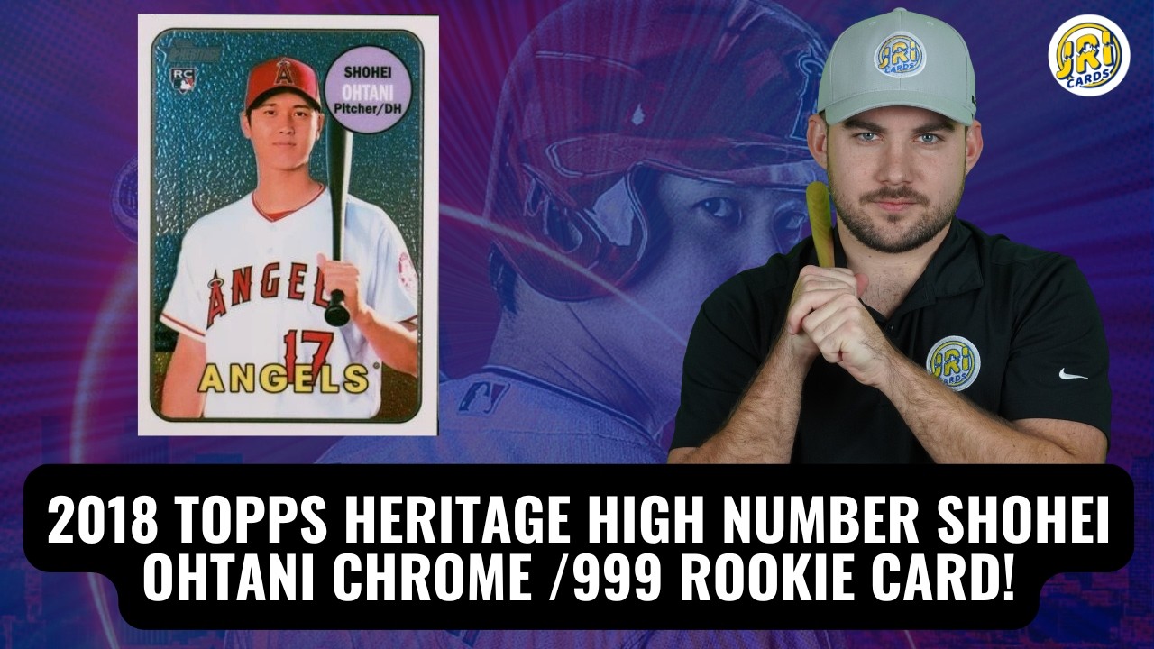 2018 Topps Heritage High Number Shohei Ohtani Chrome /999 rookie