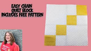 Chain Quilt Block Quilting Tutorial with Faodail Creation