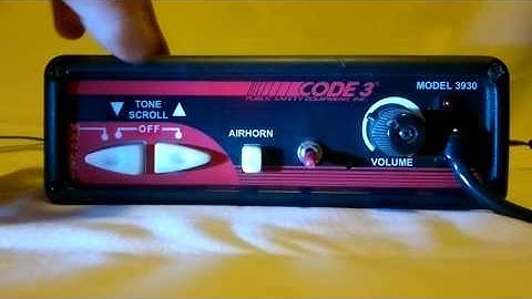 Code 3 Scorpion 3930 siren