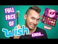 Full Face Of Makeup From WISH (Kinda...) Wtf is this....?? HUDA DUPE