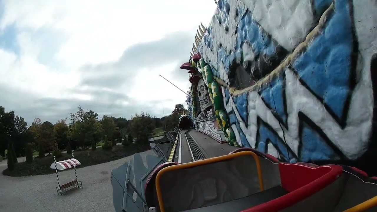 Geisterbahn Geisterschlange - Skyline Park 2021 Onride Samsung Gear 360°
