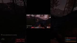 Always knock your enemy [RUST] #shorts #rust #combat #fail #funny  #games #gaming