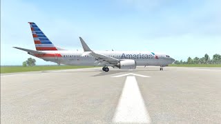 X-Plane 11 737 Max 8 landing