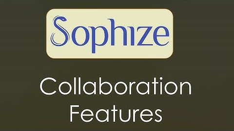 Academic Collaborations in Sophize