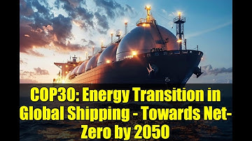 COP30: Energy Transition in Global Shipping - Towards Net-Zero by 2050