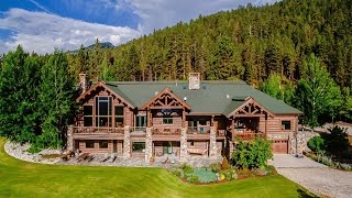Exquisite Log Home in Victor, Montana