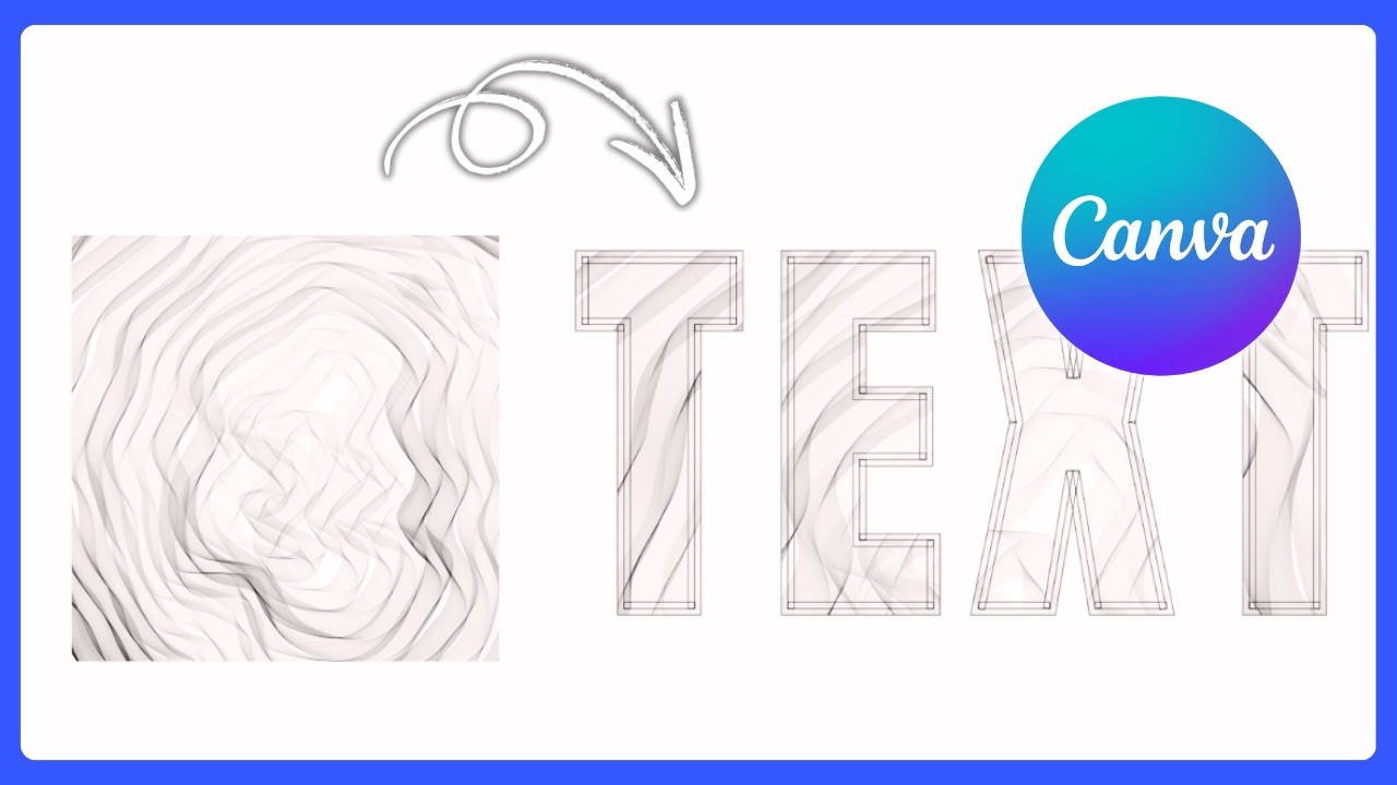 How to Add Texture to Text in Canva - YouTube