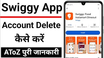 Swiggy Account  delete kaise kare | swiggy id delete kaise kare | Swiggy account permanently delete