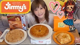 ⁣[MUKBANG] 3 Whole Pies From Jimmy's of Okinawa! A Present From My Favorite Singer AIKO