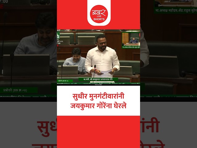 सुधीर मुनगंटीवार आक्रमक; जयकुमार गोरेंना काय म्हणाले?