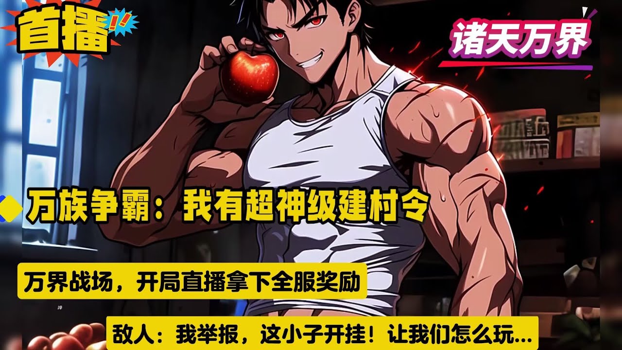 【万族争霸：我有超神级建村令】对手：我举报，这小子开挂！刚开服就神装....？刚复仇就被传送到了万界融合战场！作为先驱者，开局拿下全服首杀奖励！