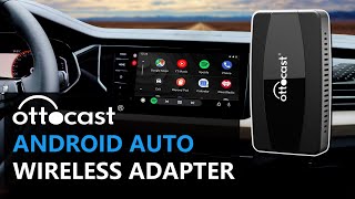 OTTOCAST - Wireless Android Auto and Apple CarPlay 2 in 1 Adapter