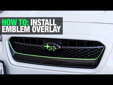 How to Install Subaru Emblem Vinyl Overlays