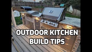 Outdoor Kitchen Build Tips