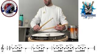 9. SCQF Level 6 Snare Drumming - Swiss Ruffs