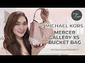 THE BAG REVIEW: MICHAEL KORS MERCER GALLERY EXTRA-SMALL COLOR-BLOCK LOGO BUCKET CROSSBODY BAG