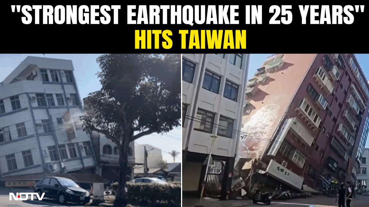 Earthquake In Taiwan | 7.4 Magnitude Earthquake Hits Taiwan, Tsunami Warning Issued