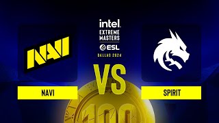 NAVI vs. Spirit  IEM Dallas 2024  Group B