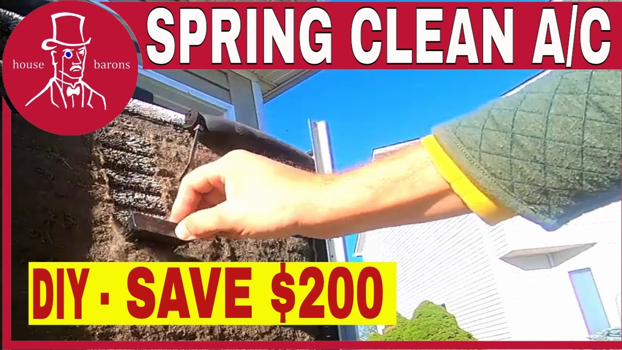 Clean AC Unit in Spring How to Clean Air Conditioner Coils Outside