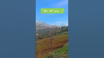 "... وعد الله حقا..." من سورة لقمان بصوت الشيخ سعد الغامدي.