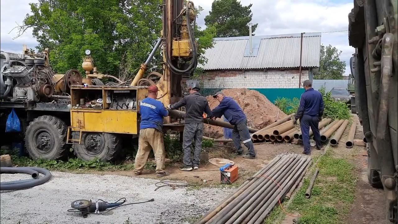 Контрольный замер глубины скважины. - YouTube