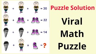 Puzzle Solution || Puzzle Solve || viral math puzzle || viral math problem || math puzzle || puzzles
