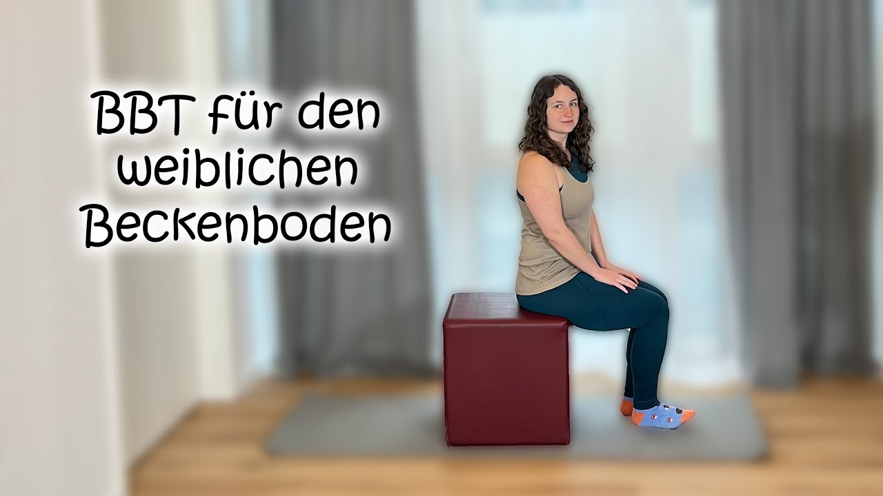 Beckenbodentraining im Sitzen für Menschen mit weiblichem Beckenboden Anfänger Level