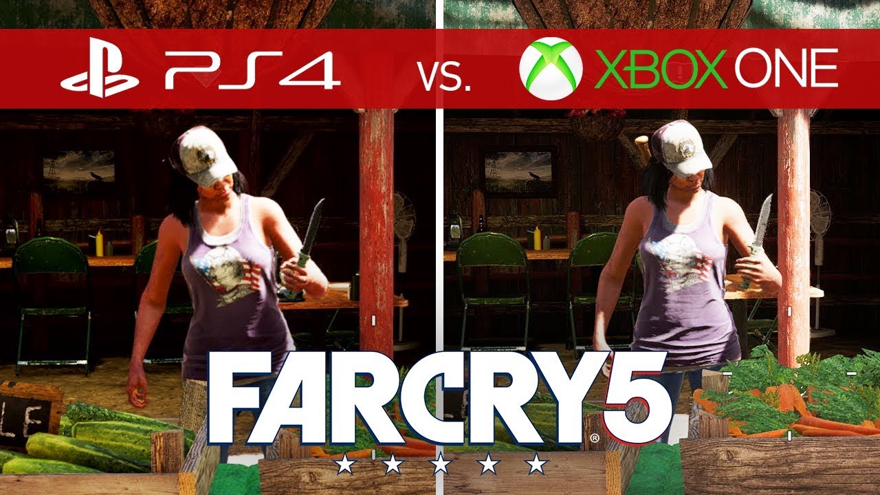 4K] Far Cry 5 – Xbox One vs. Xbox One X Graphics Comparison 