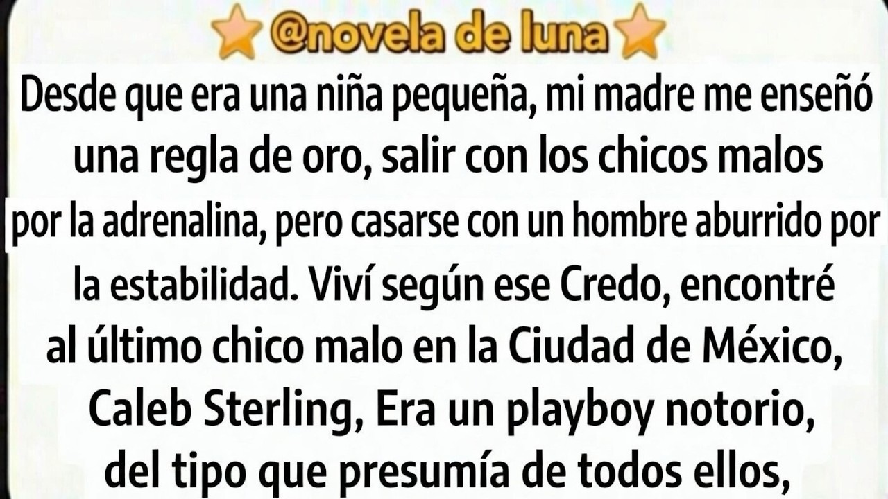 Desde que era niña, mi madre me enseñó una regla de oro: salir con chicos malos por la emoción.