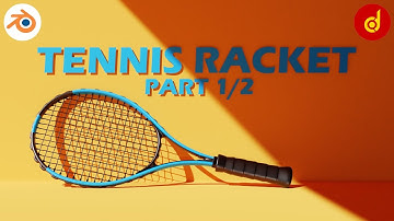 Tennis Racket 3D Modeling in Blender | Tennis Racket in Blender | Part 1/2