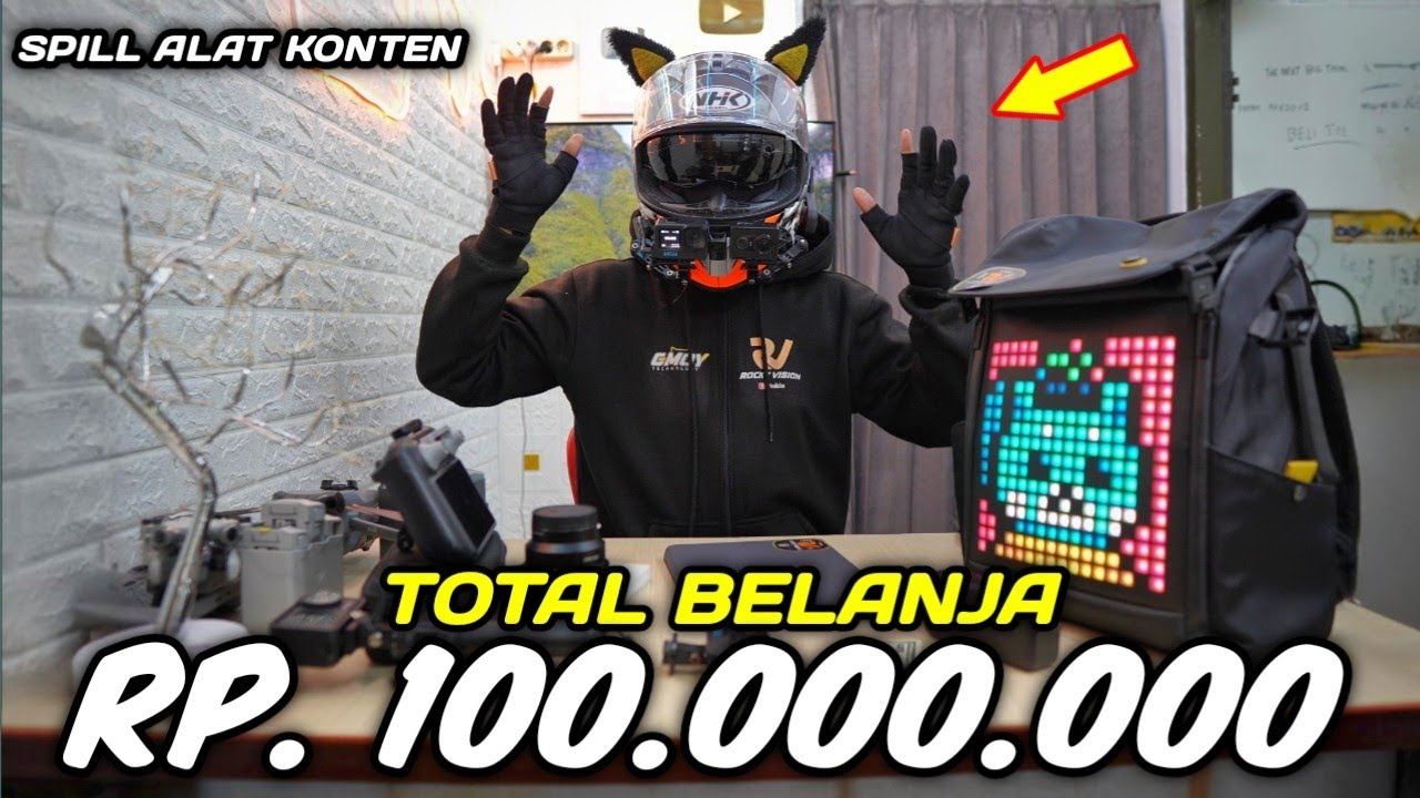 AKU MENGHABISKAN UANG 100 JUTA UNTUK BELI SEMUA INI