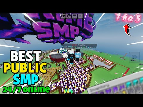 🔥 New Best my Public SMP Minecraft 1.21 | Cracked 24/7 Server | Java + PE | Free To Join 🎮