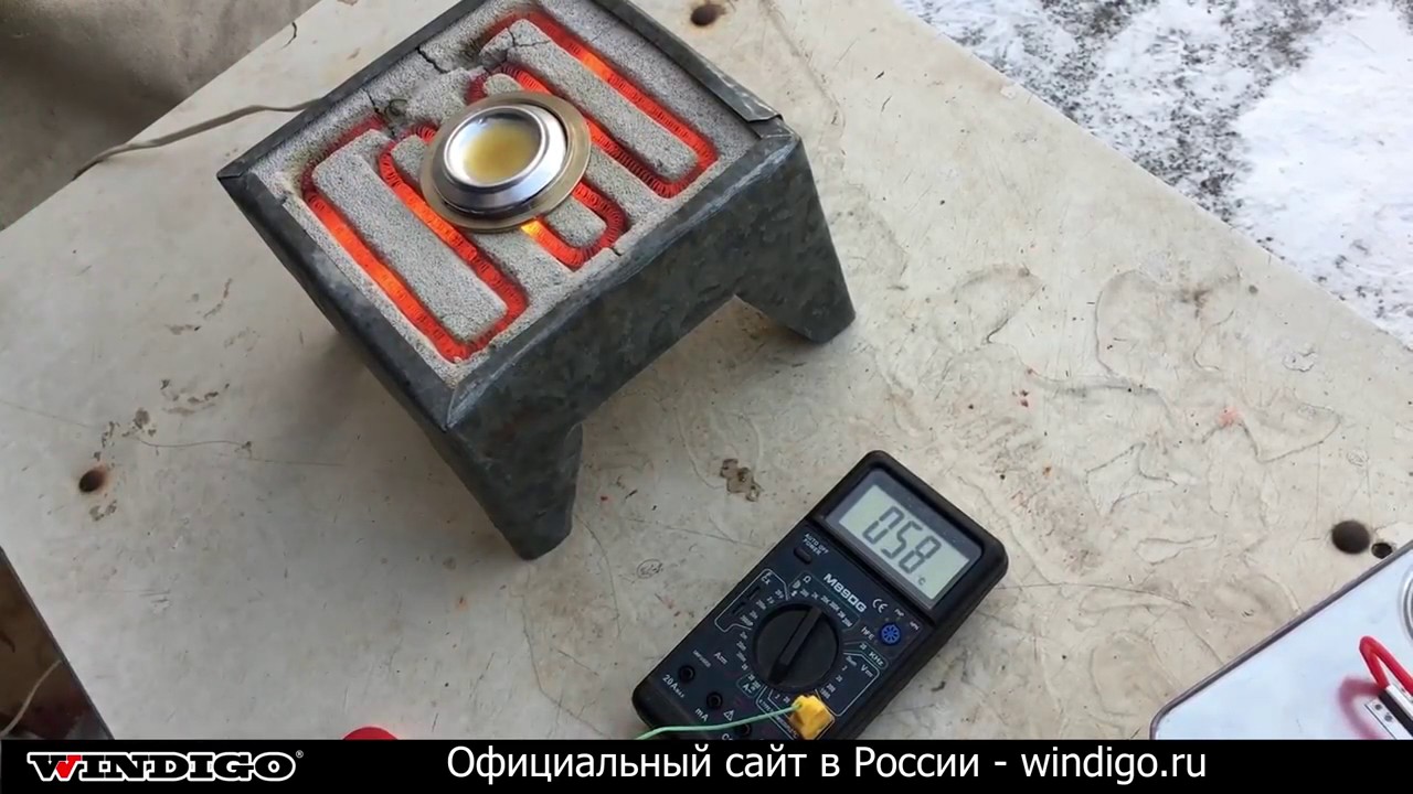 Прожарка микрокерамики Windigo По мотивам видео 'Что залить в двс ...