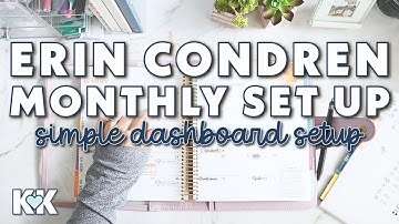 Erin Condren Functional Plan with Me Monthly and Dashboard Pages Setup