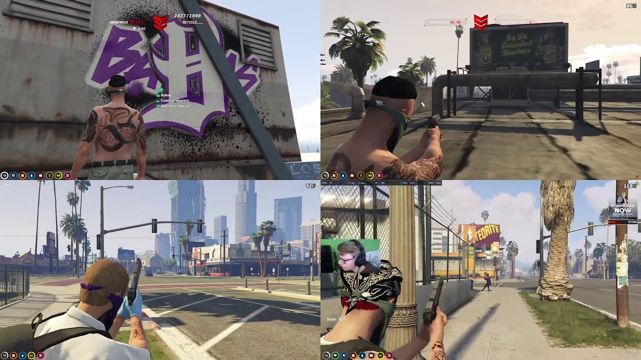 Hydra VS Ballas Full Spray Fight