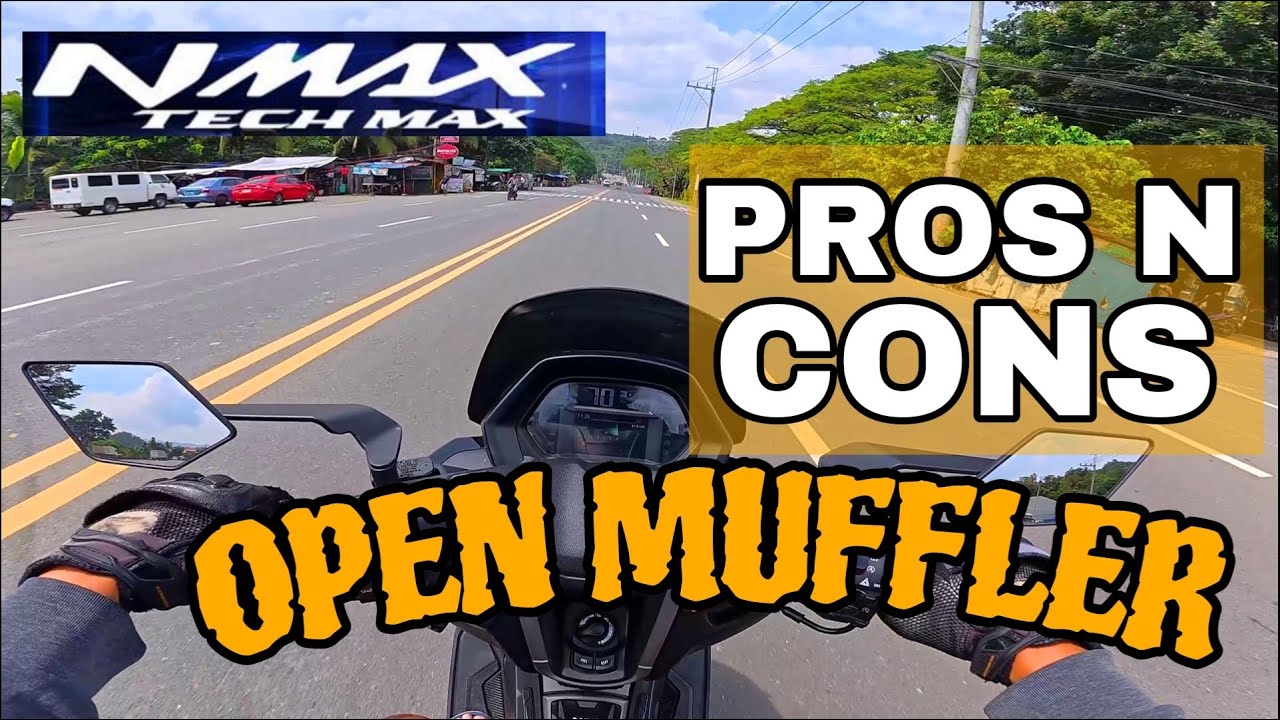 PROS N CONS ng Open Muffler sa Nmax Techmax 155 | VMAX Racing | Philippines