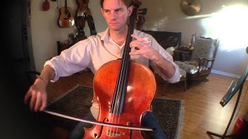 2 Octave Bb minor scale whole notes cello practice