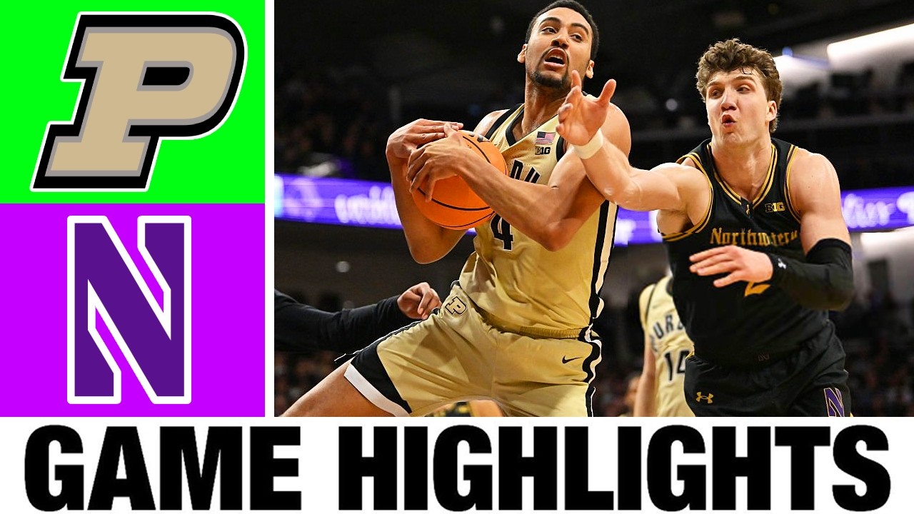 #15 Purdue vs Northwestern Highlights | Men's Basketball | College Basketball 2026