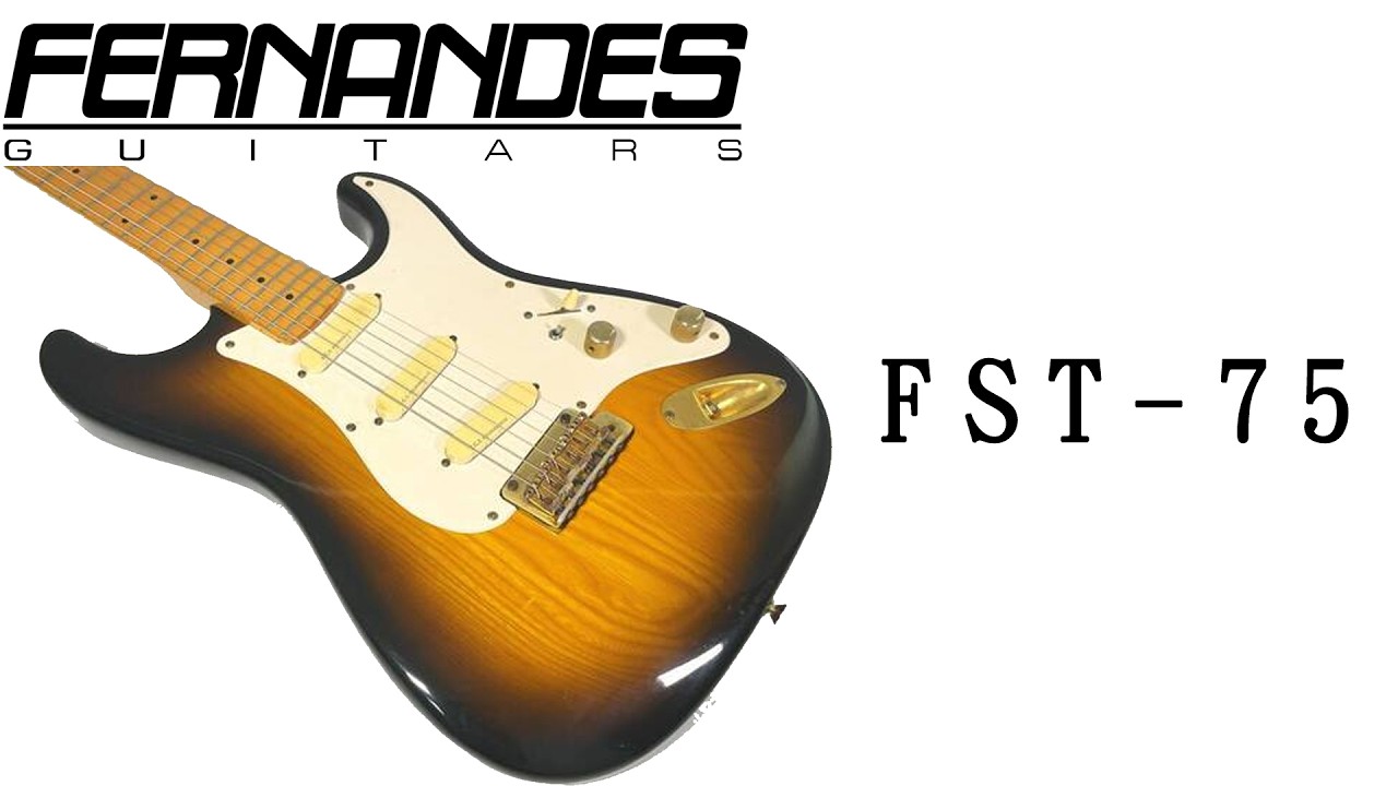 Japanese Vintage Guitars - Fernandes FRT 75 - YouTube