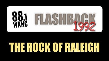 1992 NC State Radio - WKNC 88.1 "Rock 88" Station ID w/Angus Young, Bruce Dickenson