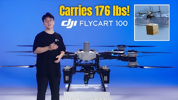 DJI FlyCart 100 Can Lift 176 lbs? Heavy-Lift Drone of the Future!