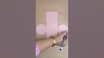 3D Cylinder School Project lThread pulling Paper Cylinder #mathschoolproject #schoolproject