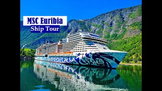 MSC Euribia - Ship Tour | powered by LNG | #savethesea