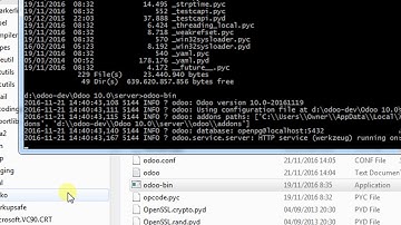Install Odoo v10 on Windows 7