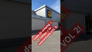 Cosas de camping 🏕️ autocaravana Lidl volumen 2 ! #lidl #camping #autocaravana