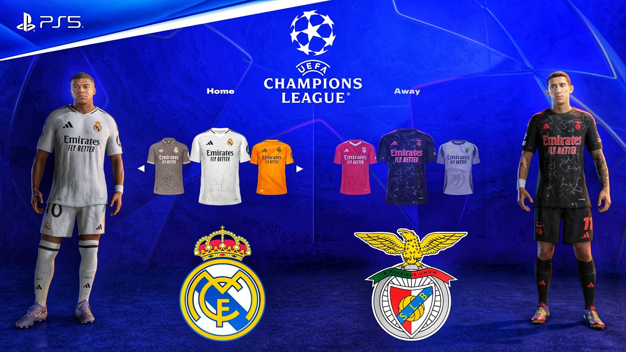 FC 25 | Real Madrid vs Benfica - UEFA Champions League Final Full Match | PS5™ Gameplay (MJ9) 