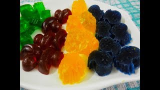حلوى جلي الآجار آجار المجفف المقرمش - توتي فروتي |  crispy jelly