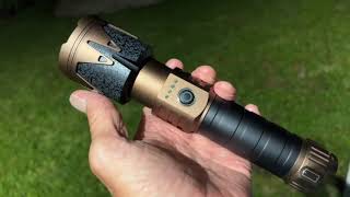 Trying SkyFire Flashlight in Backyard